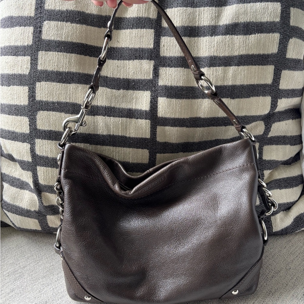 Coach Dark Brown Carly Bag